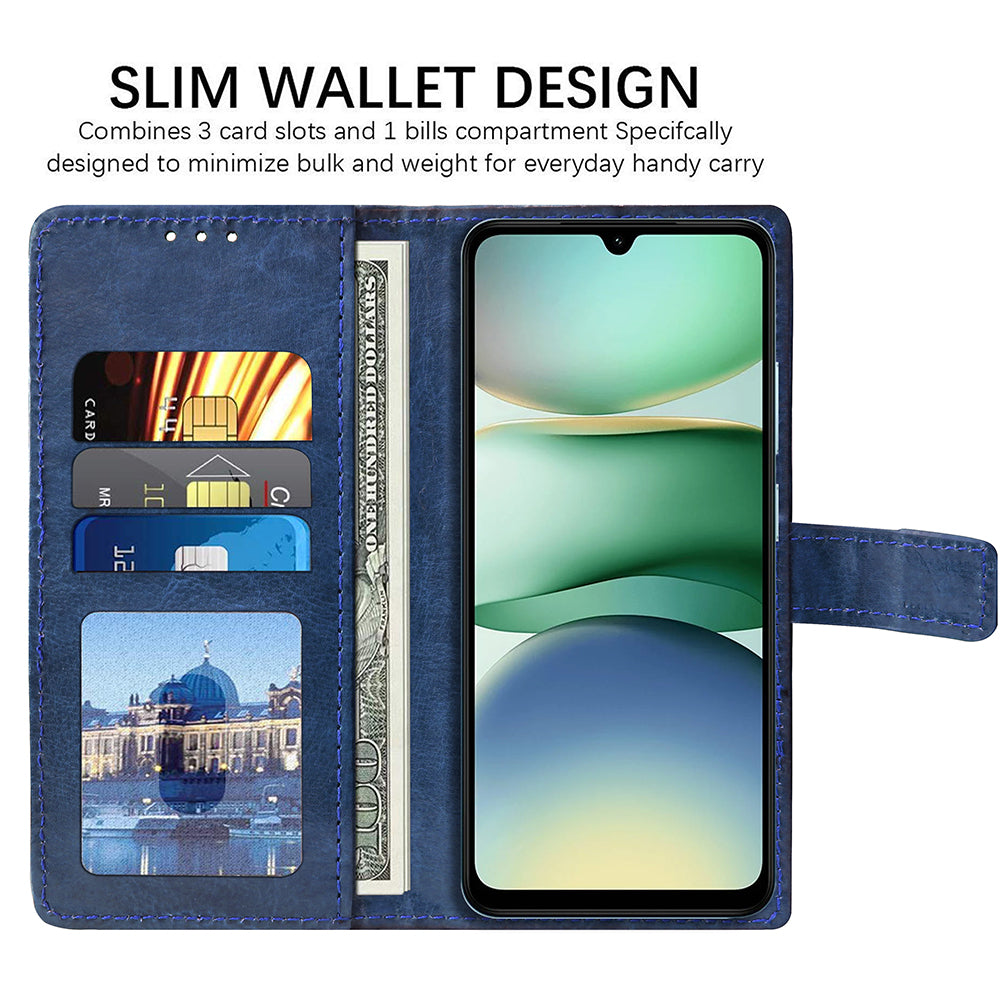 Premium Wallet Flip Cover for Poco C71 4G / Mi Redmi A5 4G