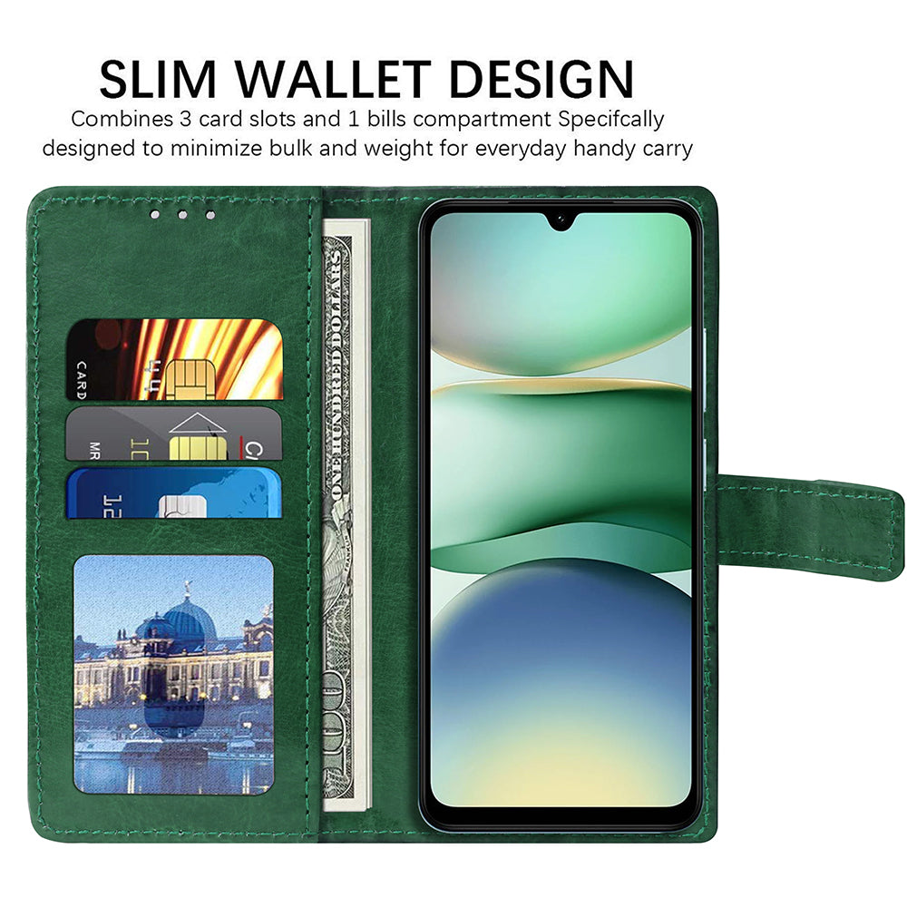 Premium Wallet Flip Cover for Poco C71 4G / Mi Redmi A5 4G