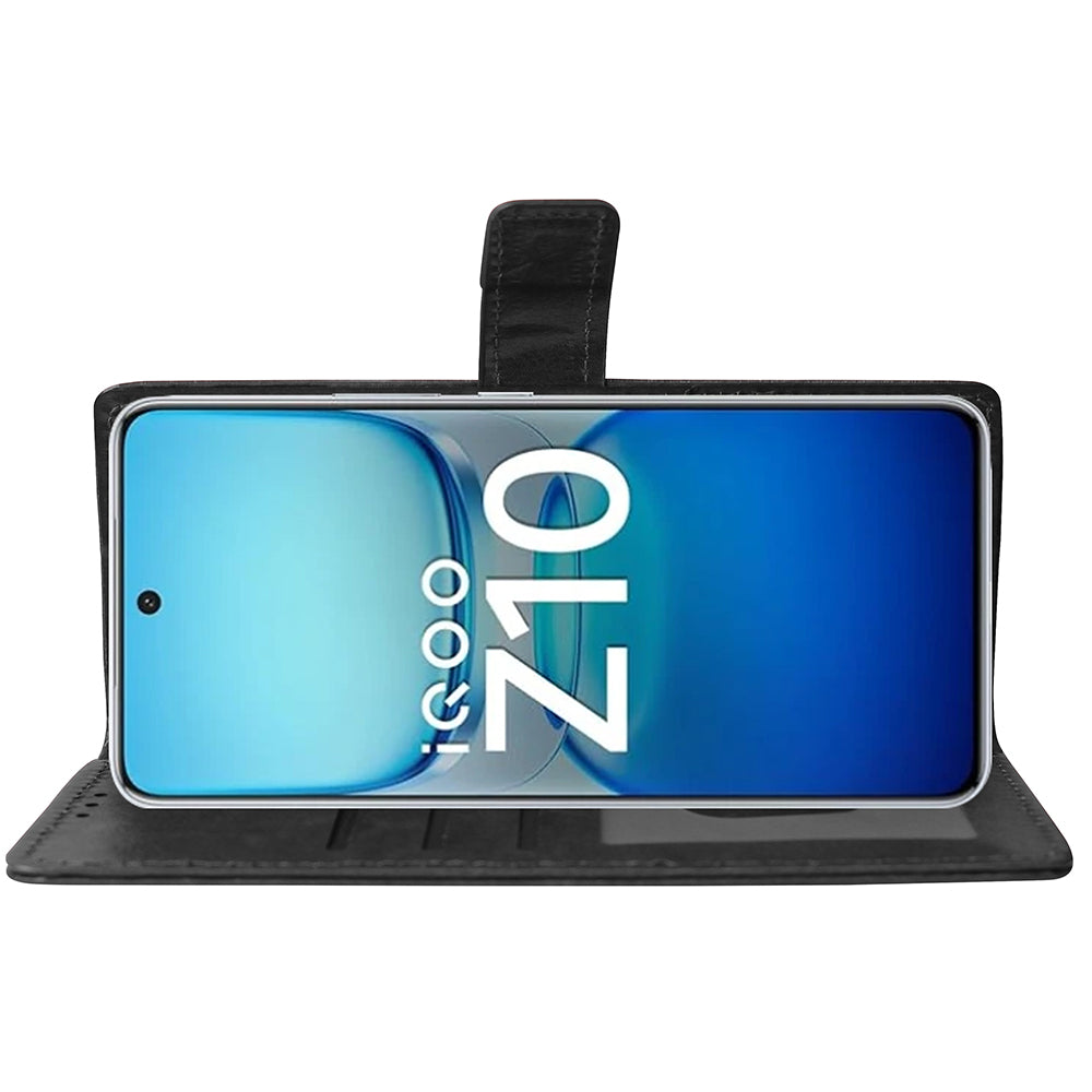 Premium Wallet Flip Cover for iQOO Z10 5G / Vivo T4 5G