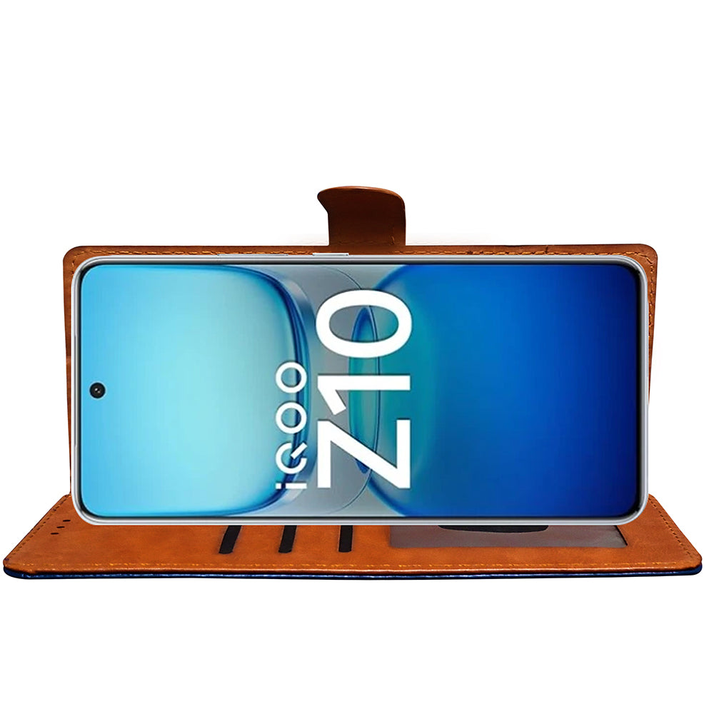 Premium Wallet Flip Cover for iQOO Z10 5G / Vivo T4 5G