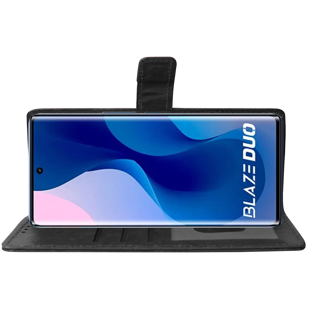Premium Wallet Flip Cover for Lava Blaze Duo 5G