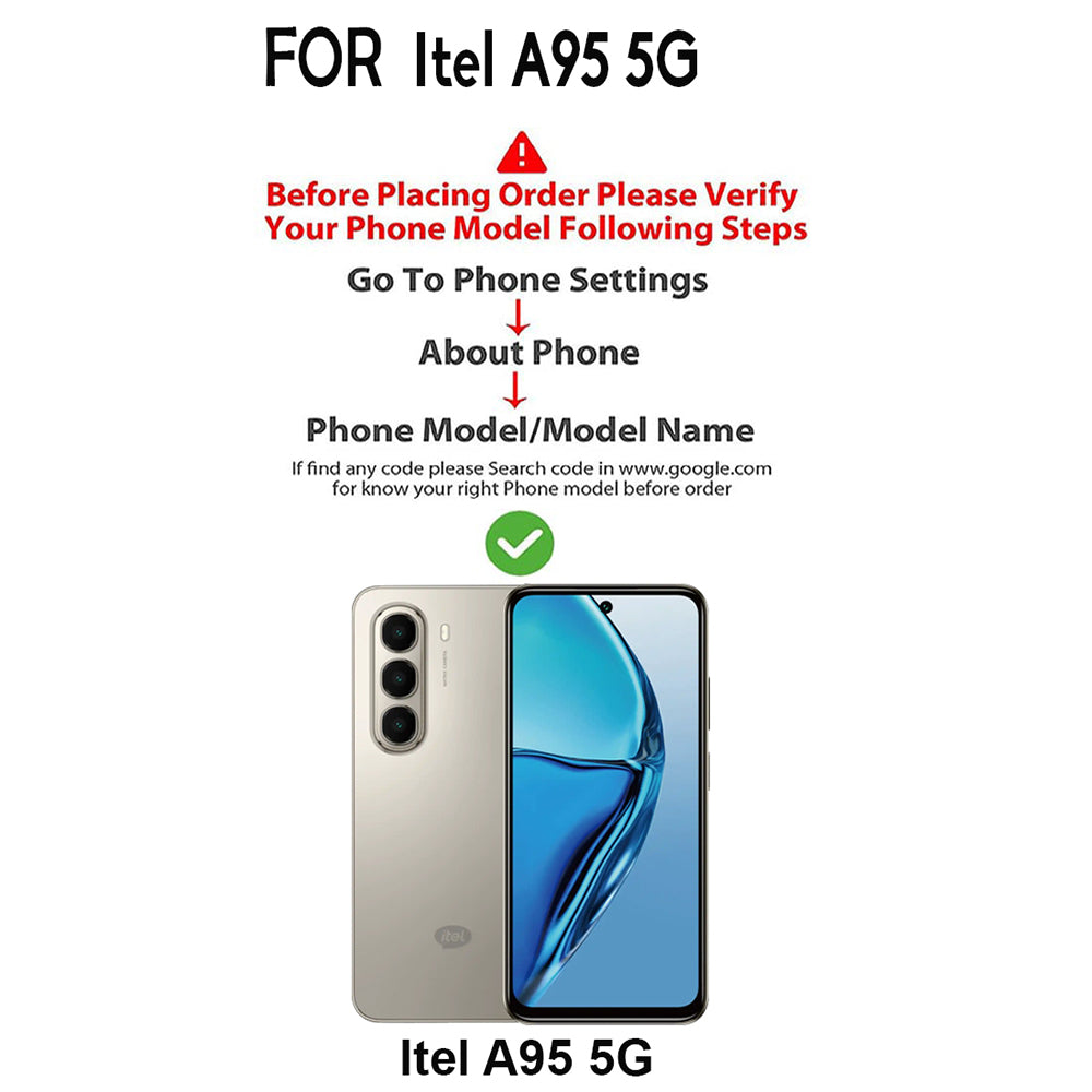 Premium Wallet Flip Cover for Itel A95 5G