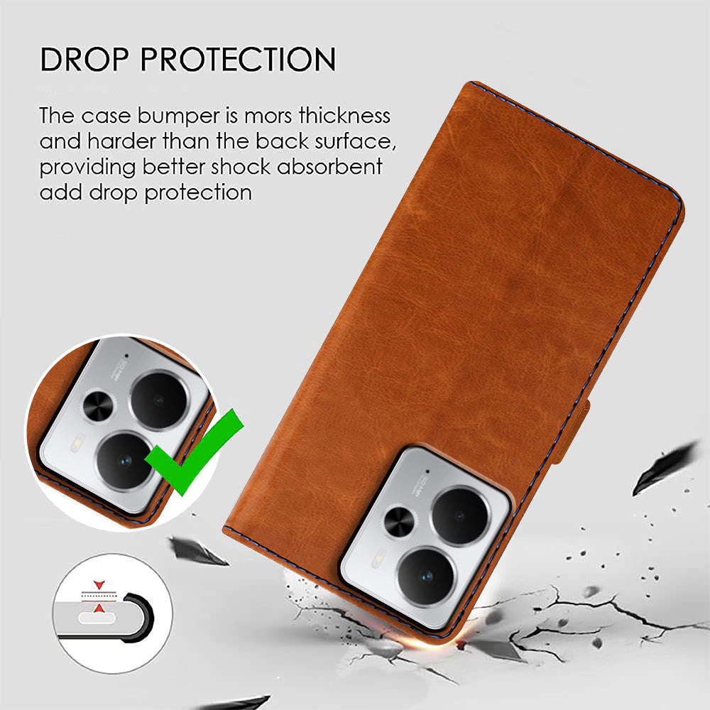 Premium Wallet Flip Cover for Realme 14 5G