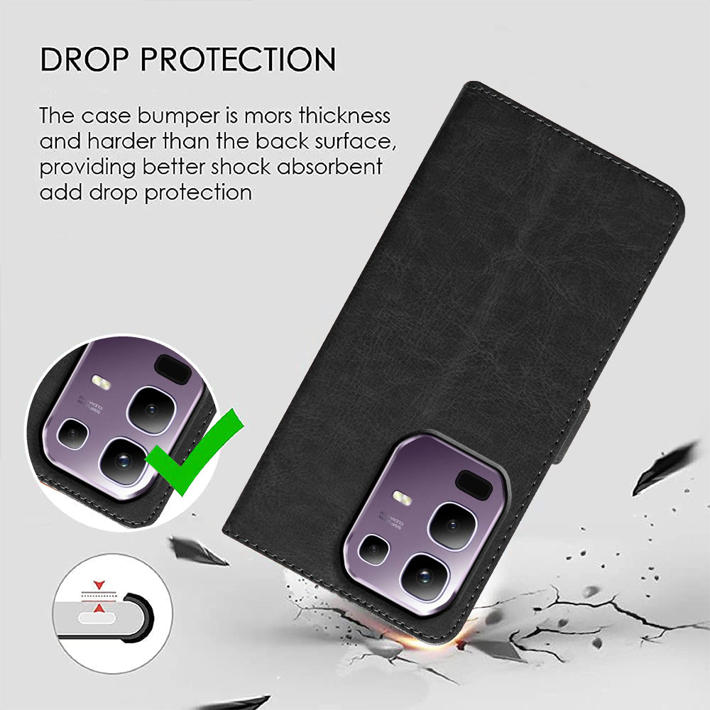 Premium Wallet Flip Cover for Infinix Note 50s 5G Plus