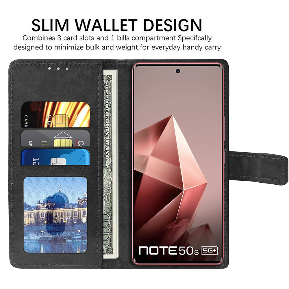 Premium Wallet Flip Cover for Infinix Note 50s 5G Plus
