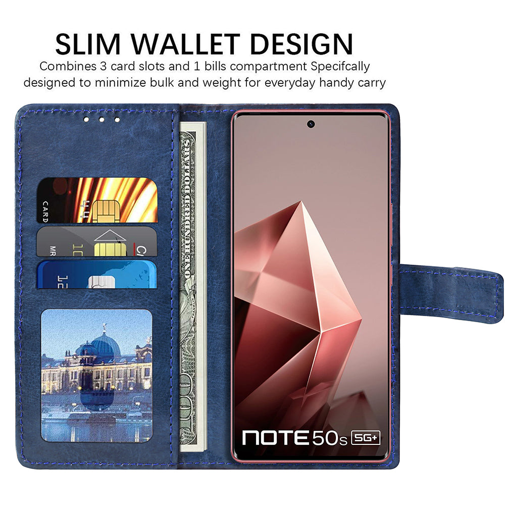 Premium Wallet Flip Cover for Infinix Note 50s 5G Plus