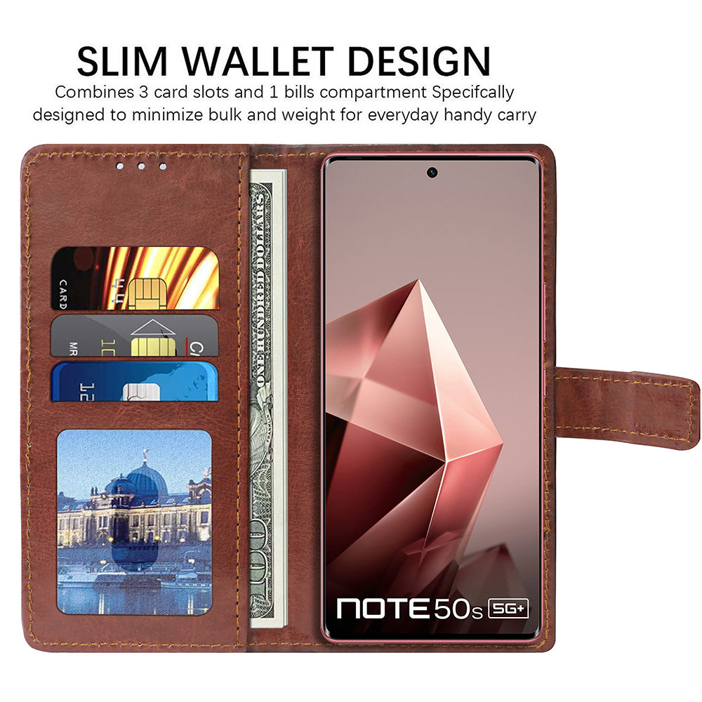 Premium Wallet Flip Cover for Infinix Note 50s 5G Plus