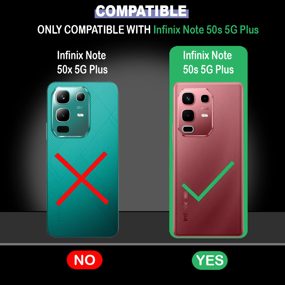 Premium Wallet Flip Cover for Infinix Note 50s 5G Plus