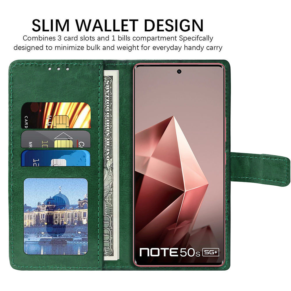 Premium Wallet Flip Cover for Infinix Note 50s 5G Plus