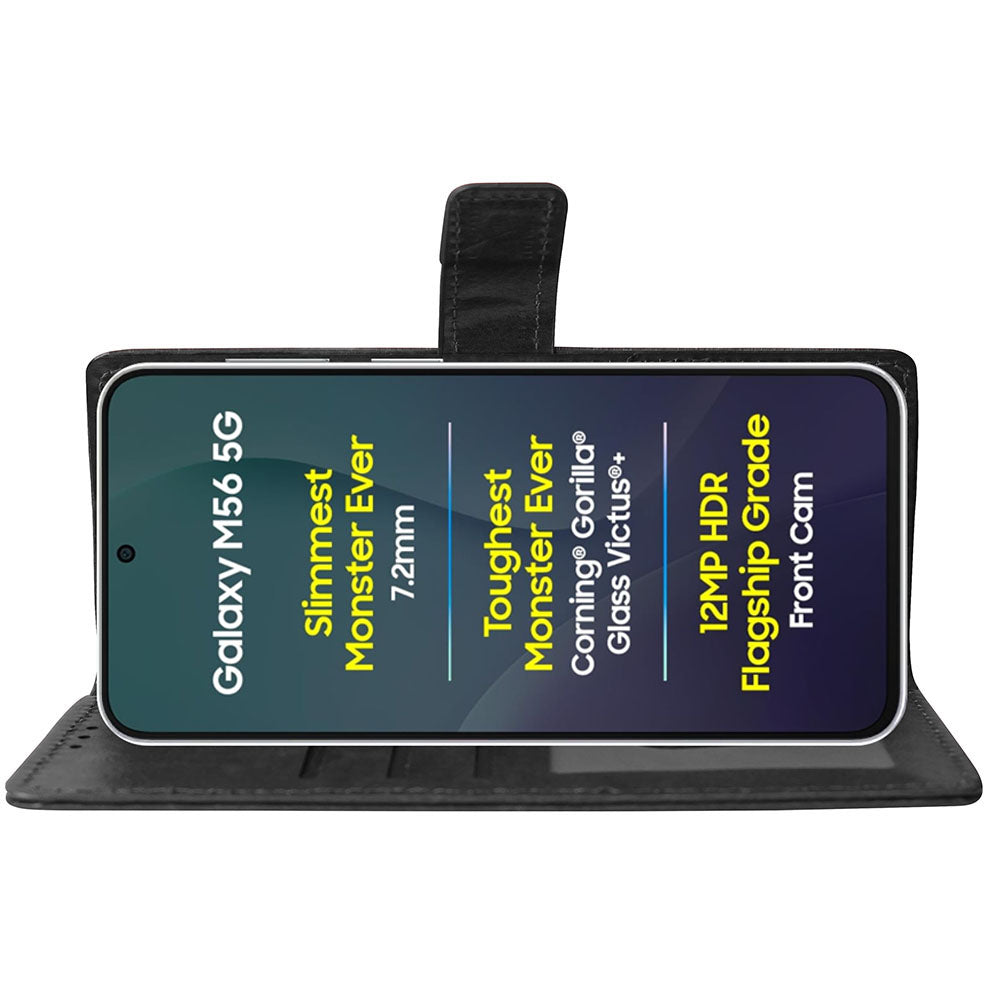 Premium Wallet Flip Cover for Samsung Galaxy M56 5G / F56 5G