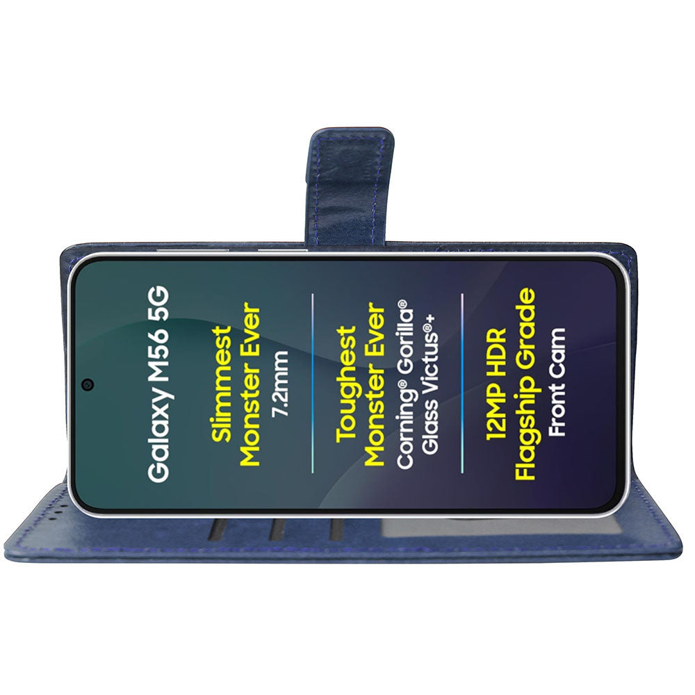 Premium Wallet Flip Cover for Samsung Galaxy M56 5G / F56 5G
