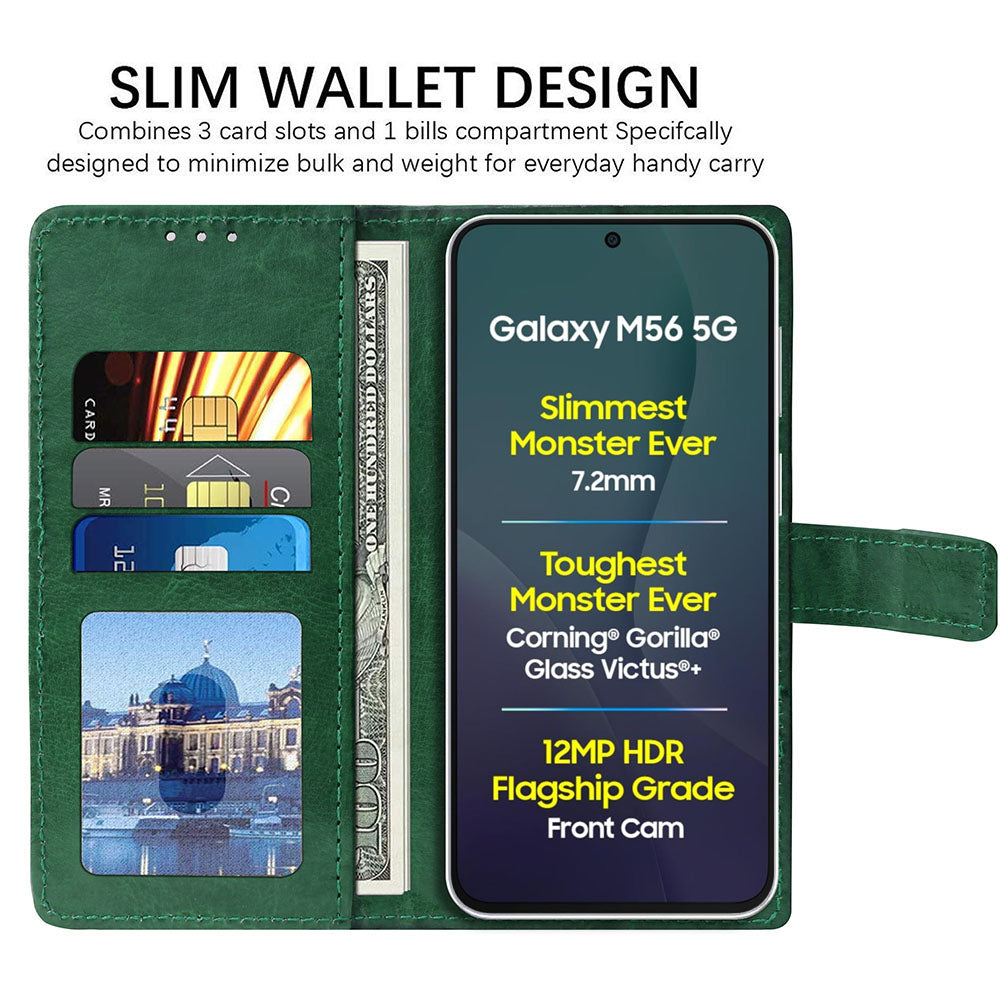 Premium Wallet Flip Cover for Samsung Galaxy M56 5G / F56 5G