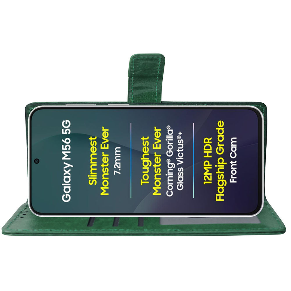 Premium Wallet Flip Cover for Samsung Galaxy M56 5G / F56 5G