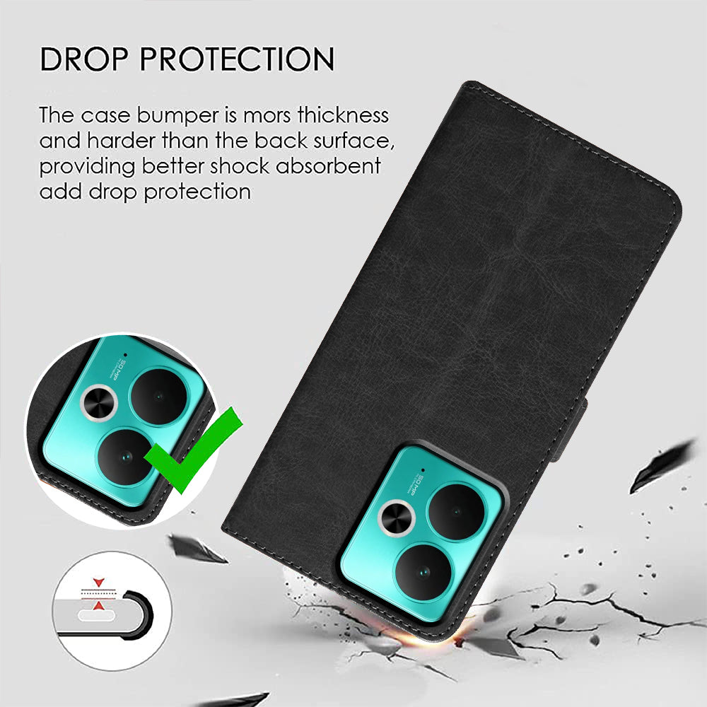Premium Wallet Flip Cover for Realme 14T 5G