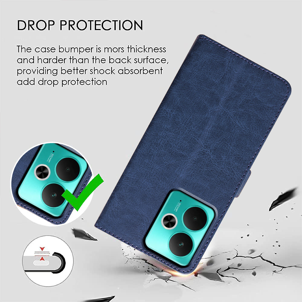 Premium Wallet Flip Cover for Realme 14T 5G