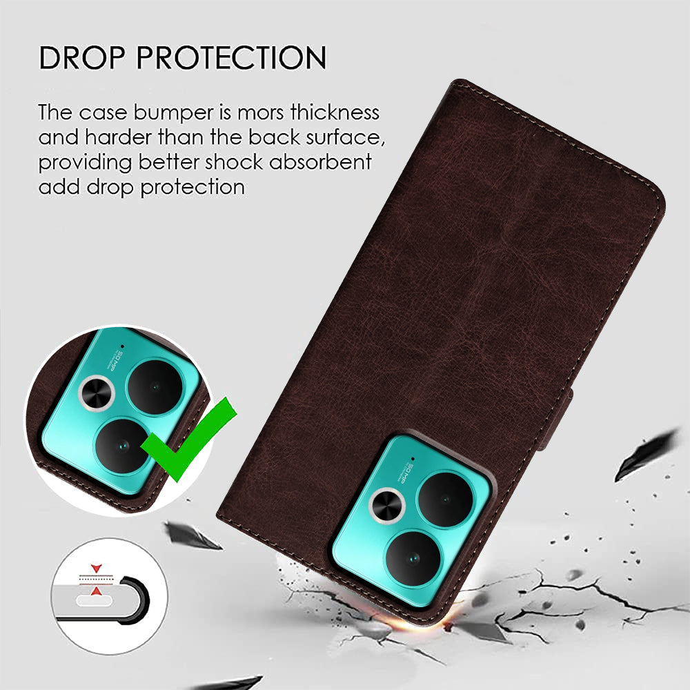 Premium Wallet Flip Cover for Realme 14T 5G