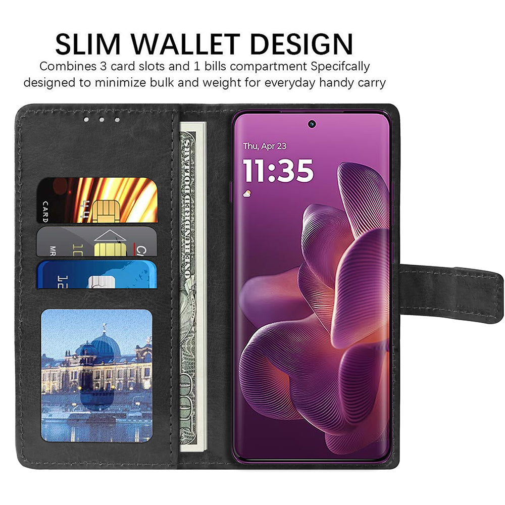 Premium Wallet Flip Cover for Motorola Moto Edge 60 Pro 5G
