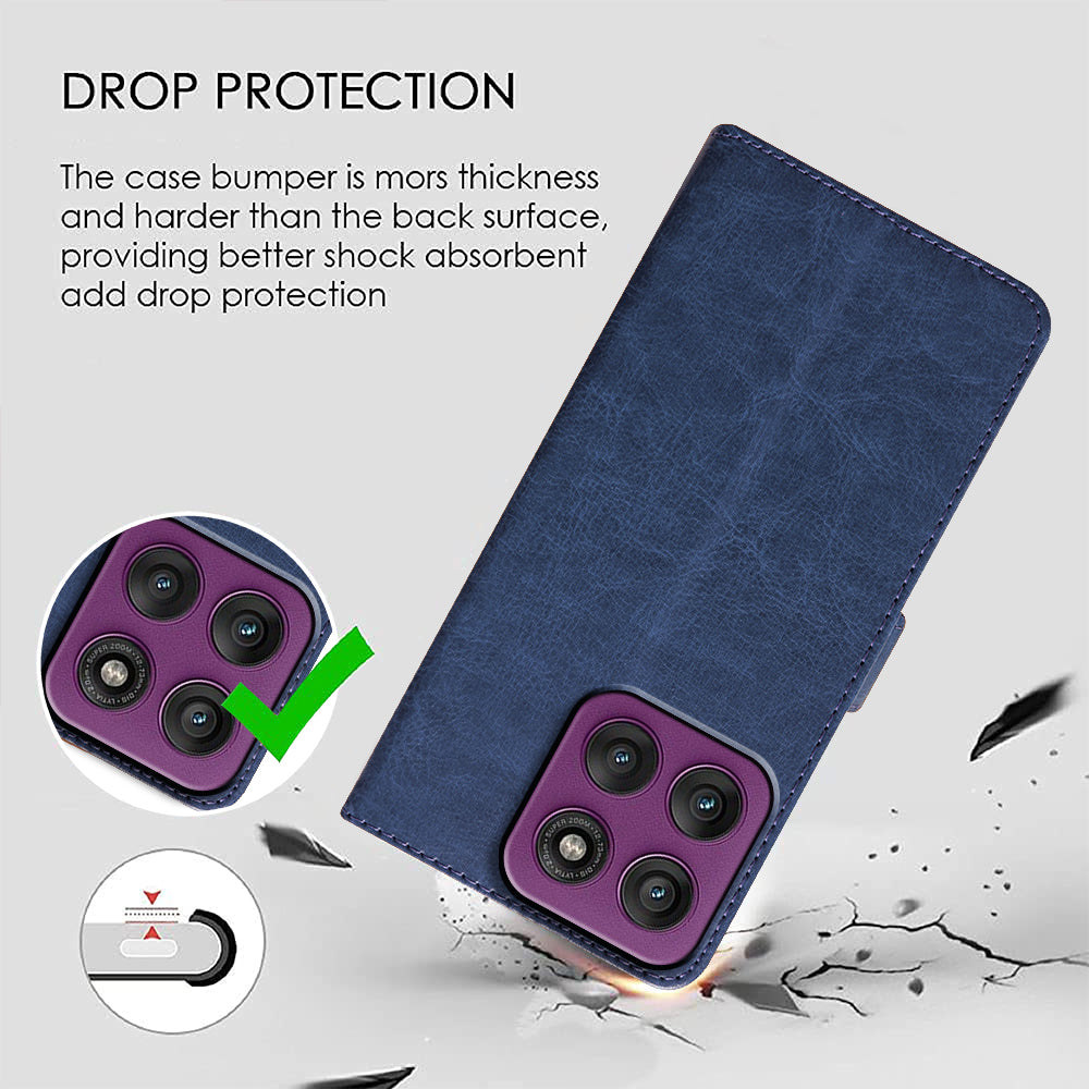 Premium Wallet Flip Cover for Motorola Moto Edge 60 Pro 5G