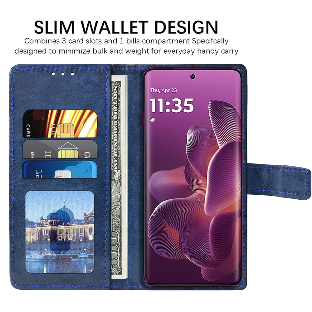 Premium Wallet Flip Cover for Motorola Moto Edge 60 Pro 5G