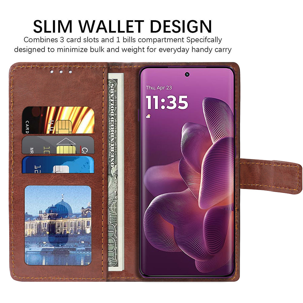 Premium Wallet Flip Cover for Motorola Moto Edge 60 Pro 5G
