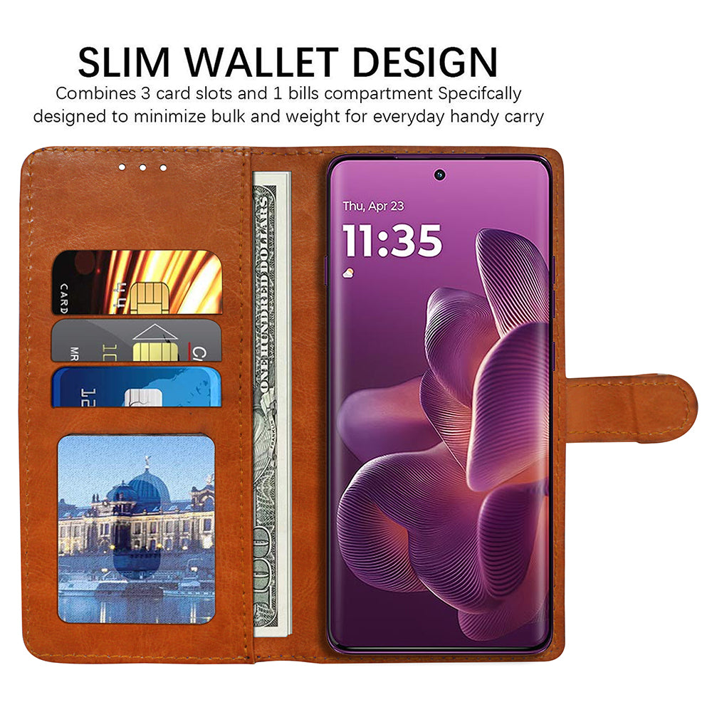 Premium Wallet Flip Cover for Motorola Moto Edge 60 Pro 5G