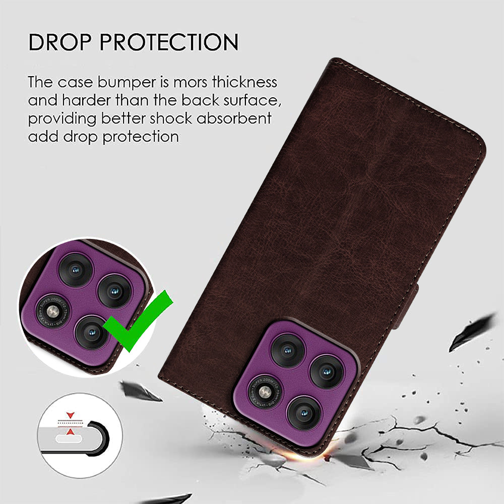 Premium Wallet Flip Cover for Motorola Moto Edge 60 Pro 5G