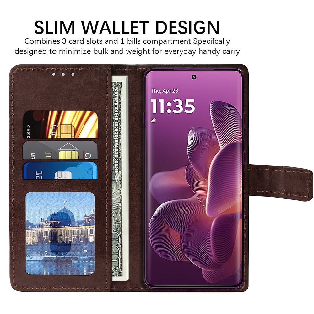 Premium Wallet Flip Cover for Motorola Moto Edge 60 Pro 5G