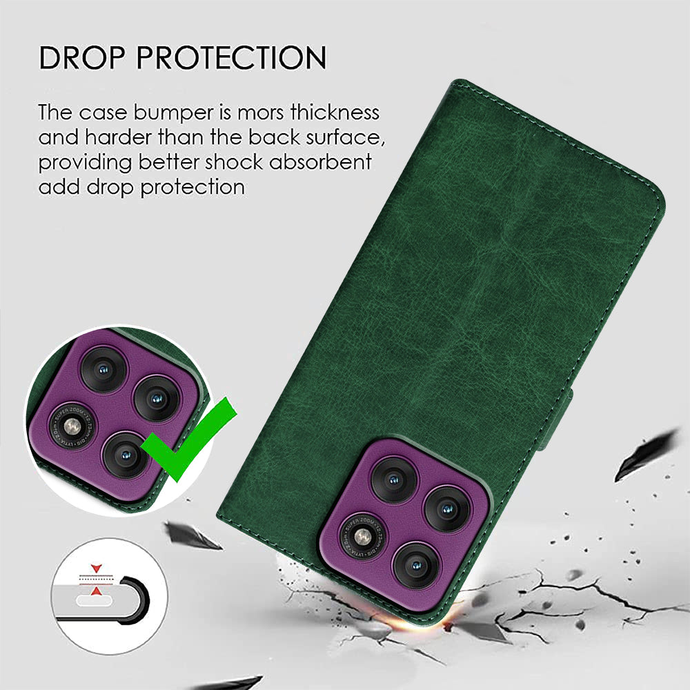 Premium Wallet Flip Cover for Motorola Moto Edge 60 Pro 5G