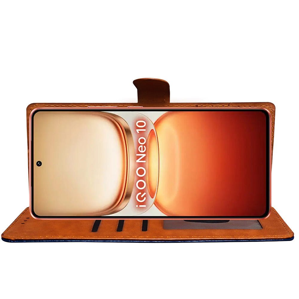 Premium Wallet Flip Cover for iQOO Neo 10 5G