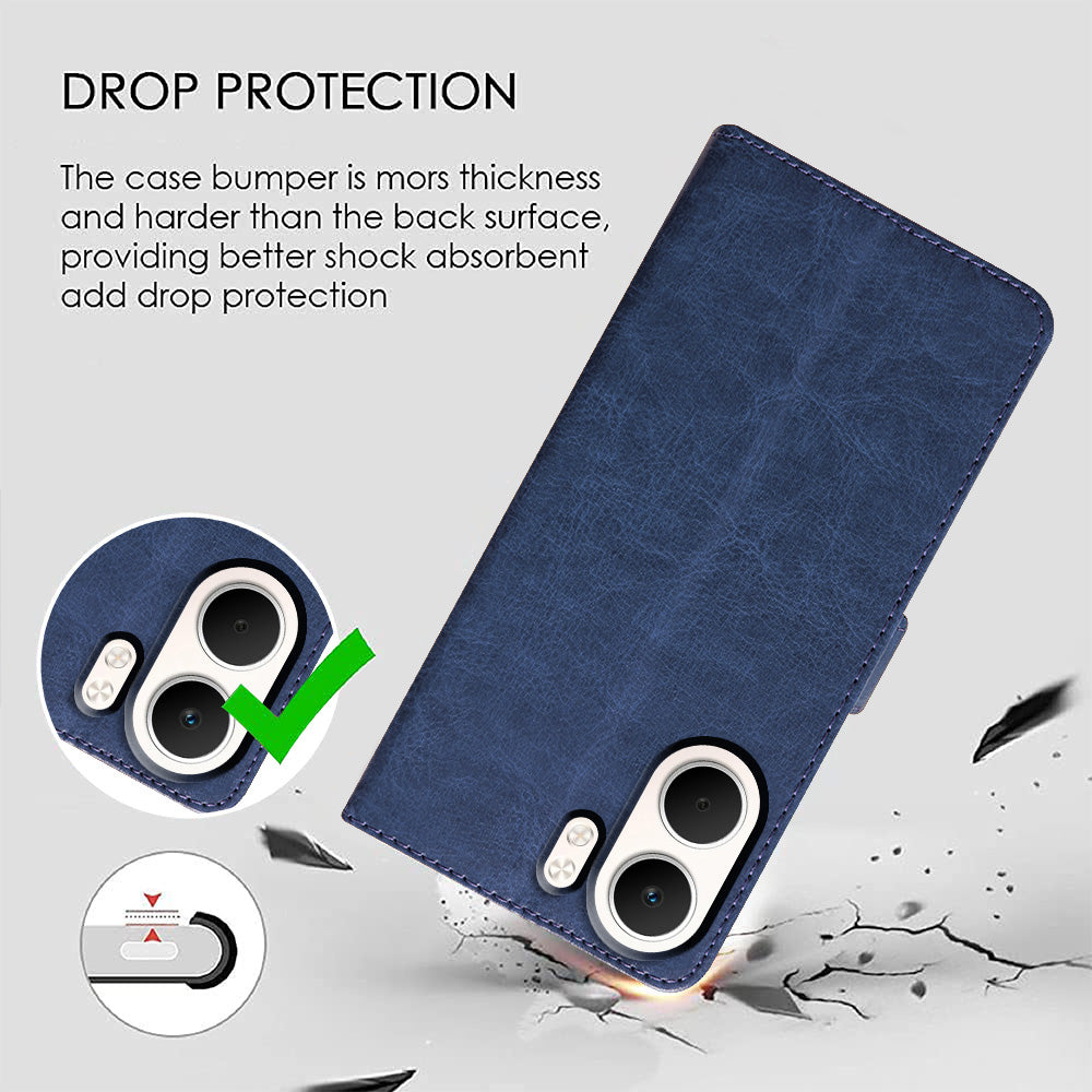 Premium Wallet Flip Cover for Oppo A5x 4G / A5x 5G