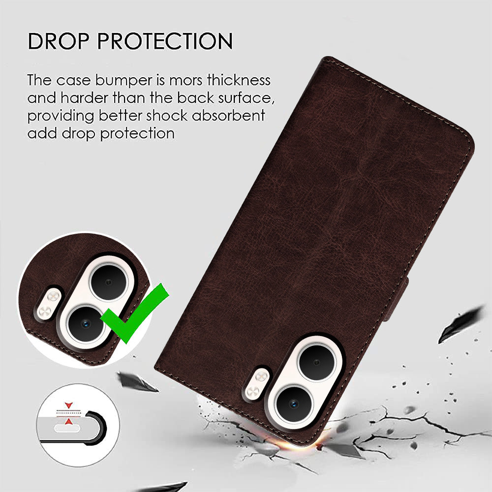 Premium Wallet Flip Cover for Oppo A5x 4G / A5x 5G