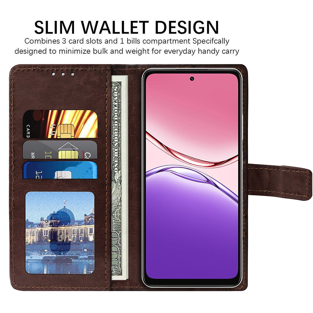 Premium Wallet Flip Cover for Oppo A5x 4G / A5x 5G