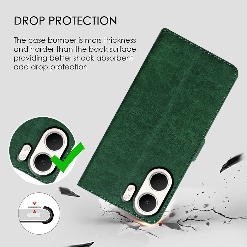 Premium Wallet Flip Cover for Oppo A5x 4G / A5x 5G