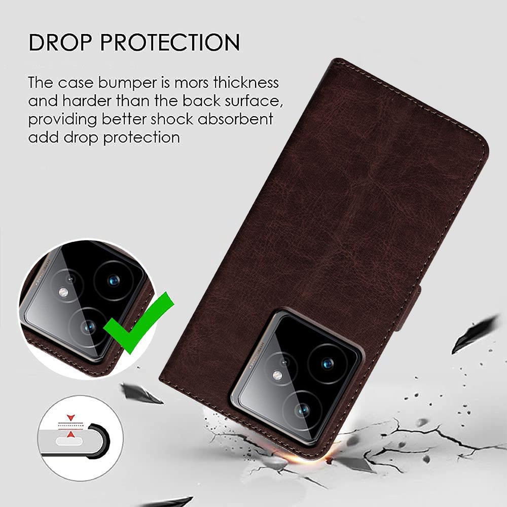 Premium Wallet Flip Cover for Realme GT 7 5G / GT 7T 5G