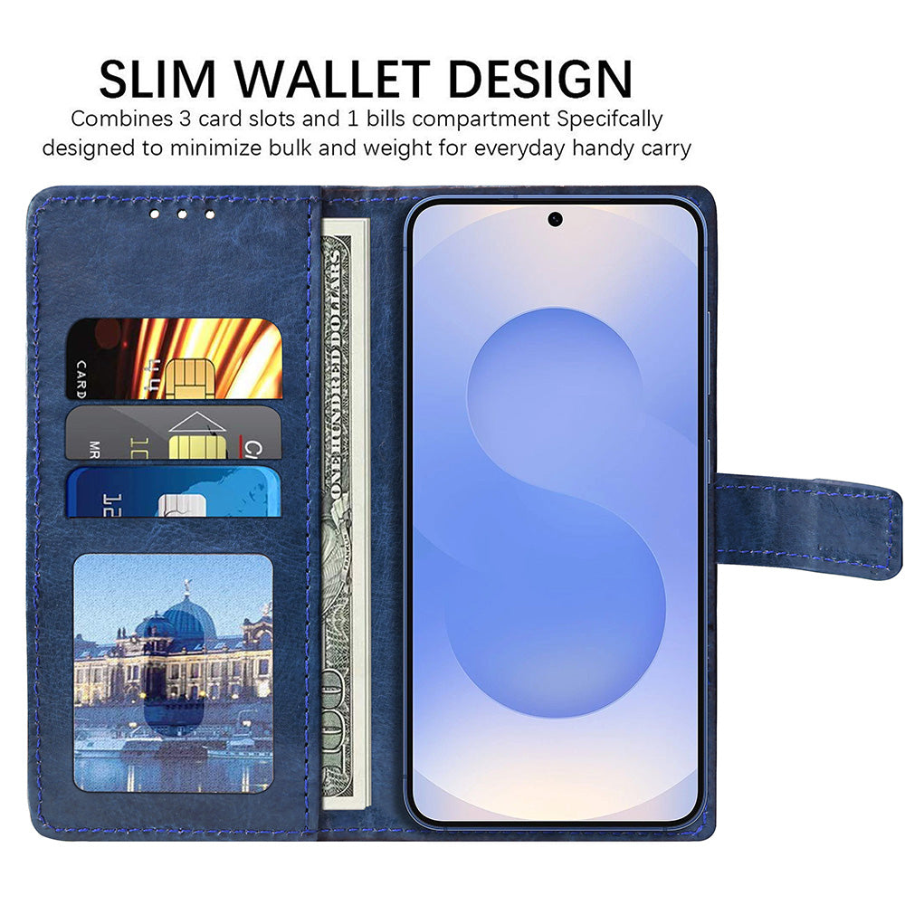 Premium Wallet Flip Cover for Samsung Galaxy S25 Edge 5G