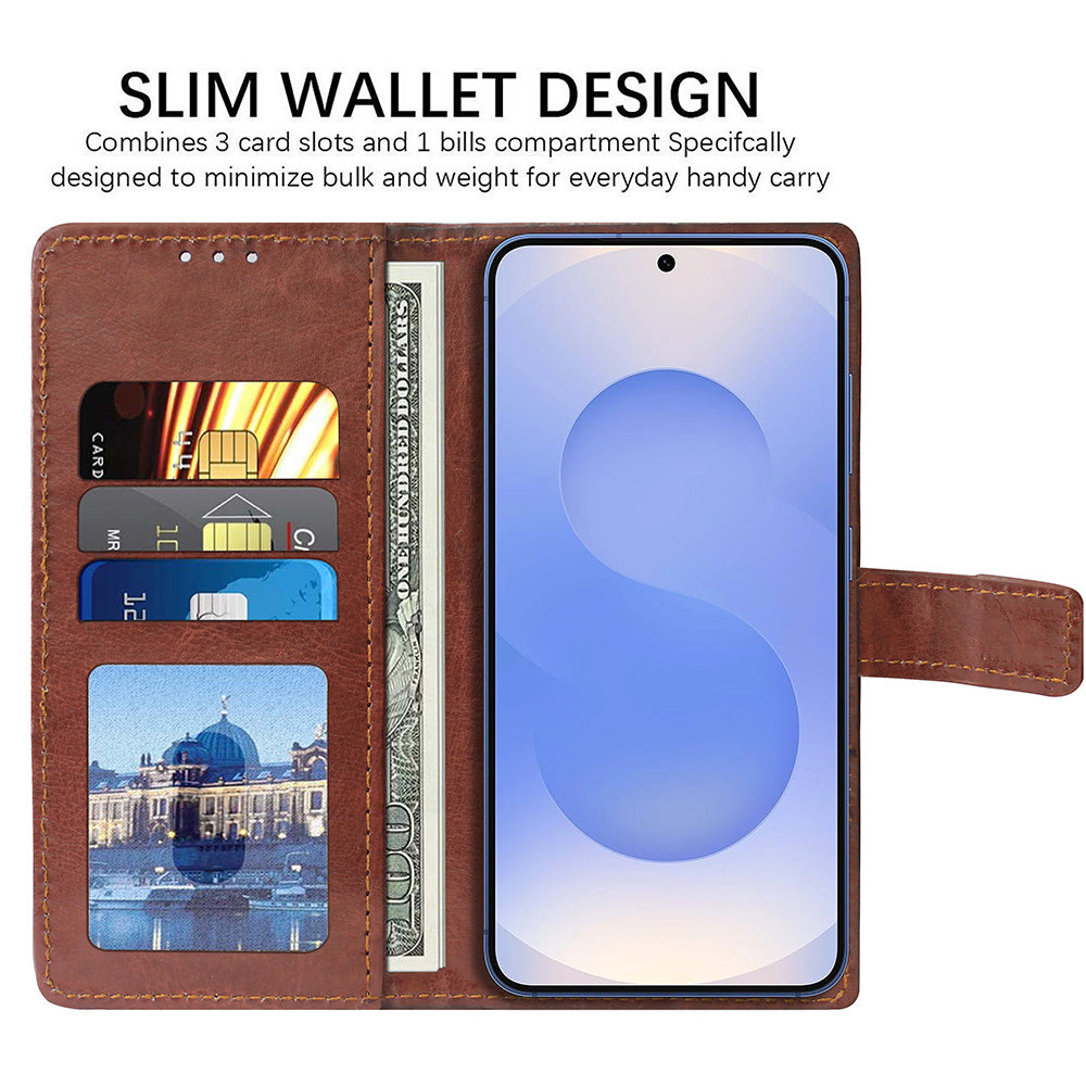 Premium Wallet Flip Cover for Samsung Galaxy S25 Edge 5G