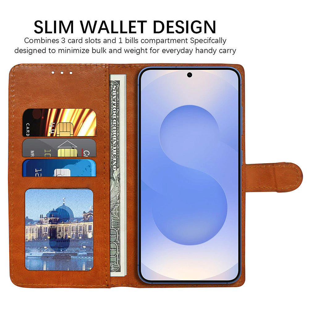 Premium Wallet Flip Cover for Samsung Galaxy S25 Edge 5G