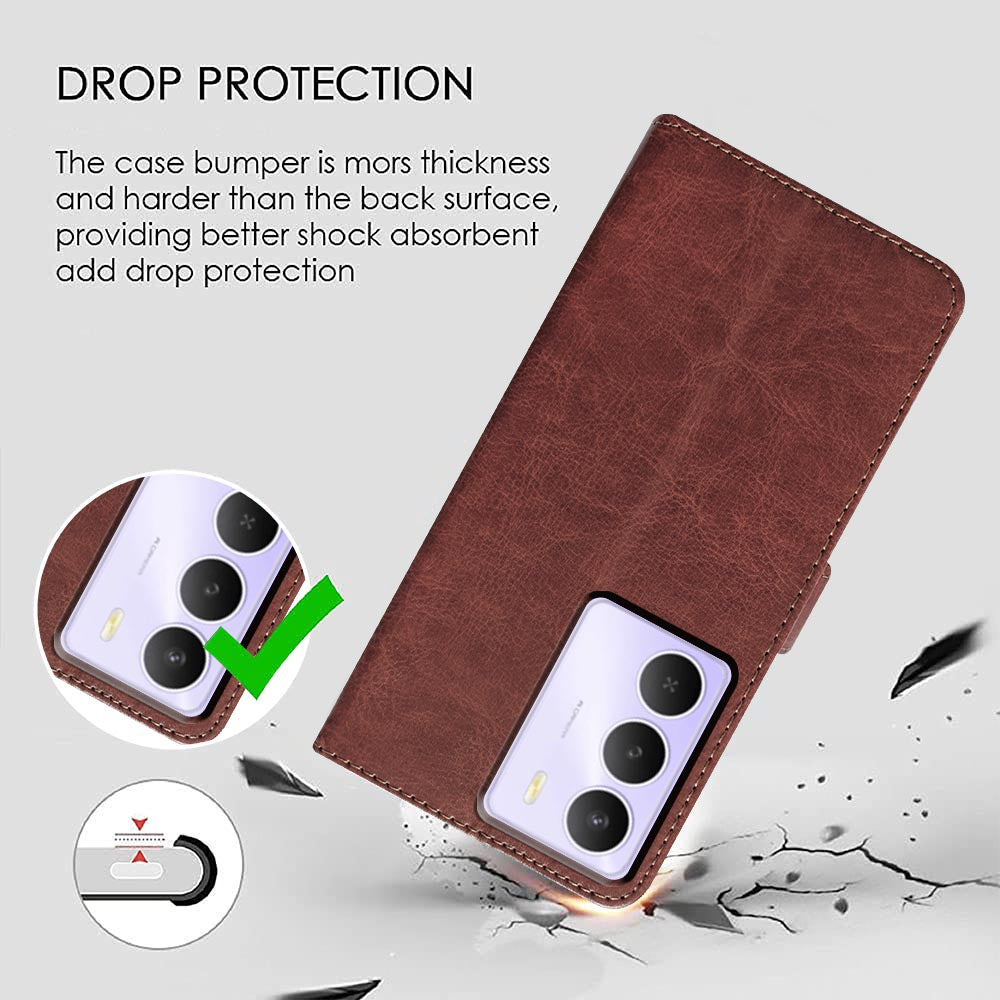 Premium Wallet Flip Cover for Realme C73 5G / C75 4G / C75 5G