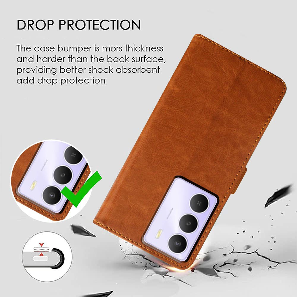 Premium Wallet Flip Cover for Realme C73 5G / C75 4G / C75 5G