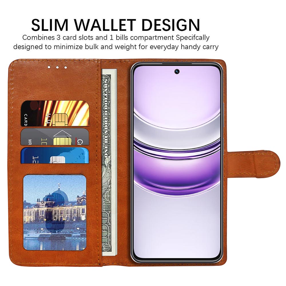 Premium Wallet Flip Cover for Realme C73 5G / C75 4G / C75 5G