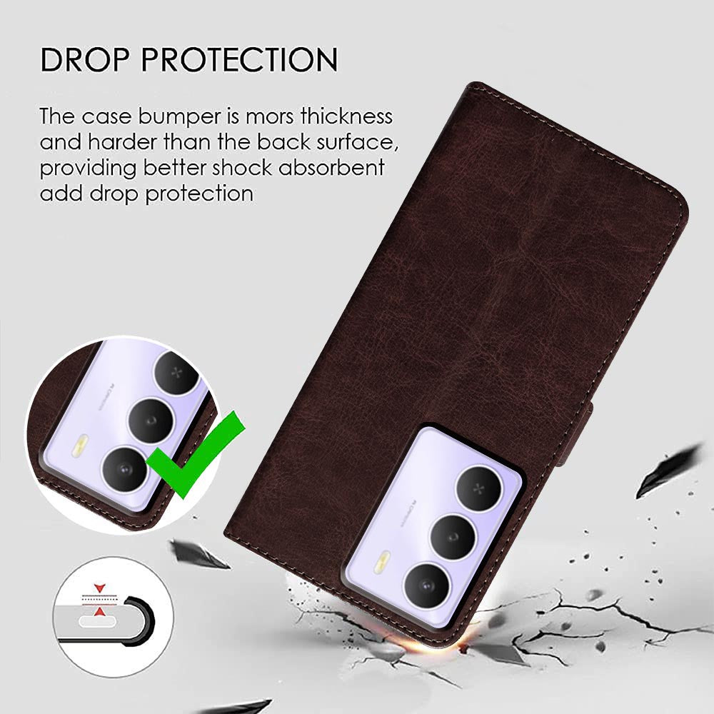 Premium Wallet Flip Cover for Realme C73 5G / C75 4G / C75 5G