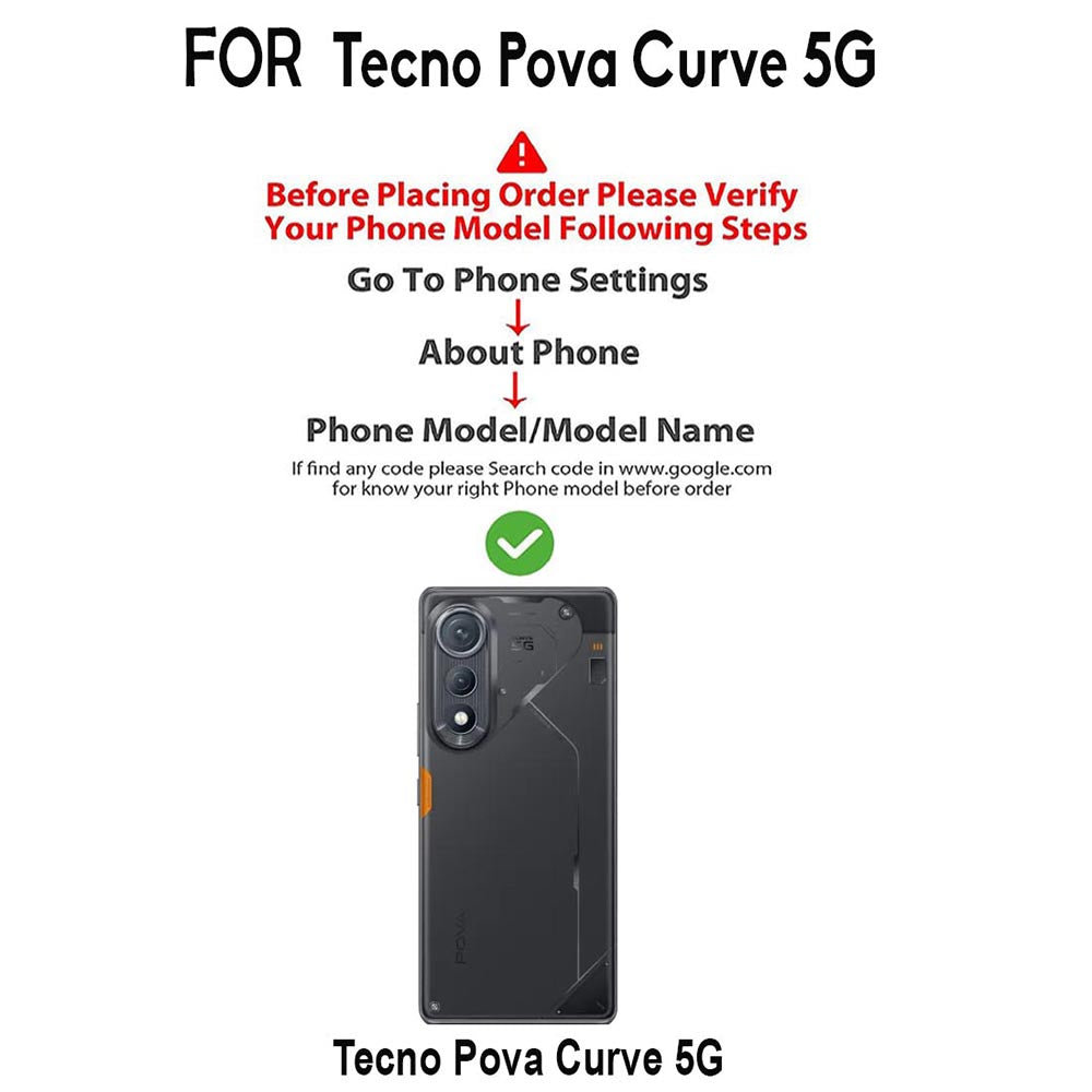 Premium Wallet Flip Cover for Tecno Pova Curve 5G