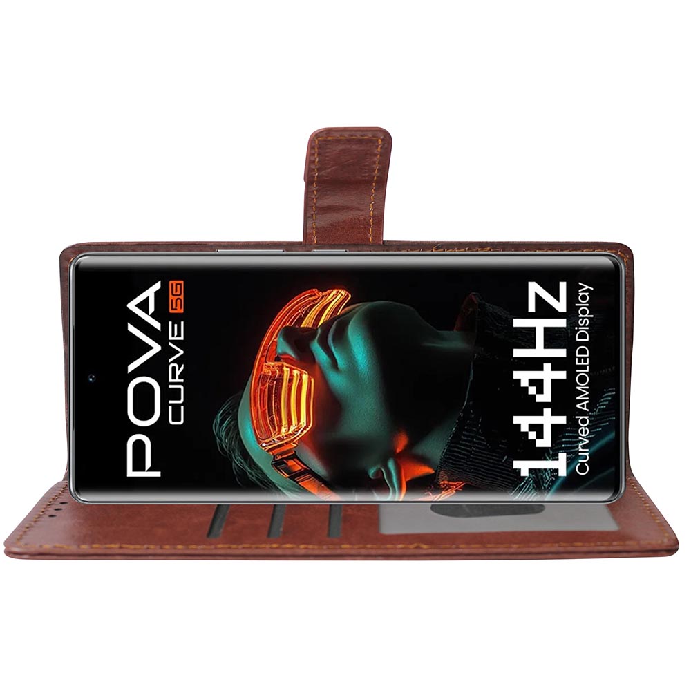 Premium Wallet Flip Cover for Tecno Pova Curve 5G