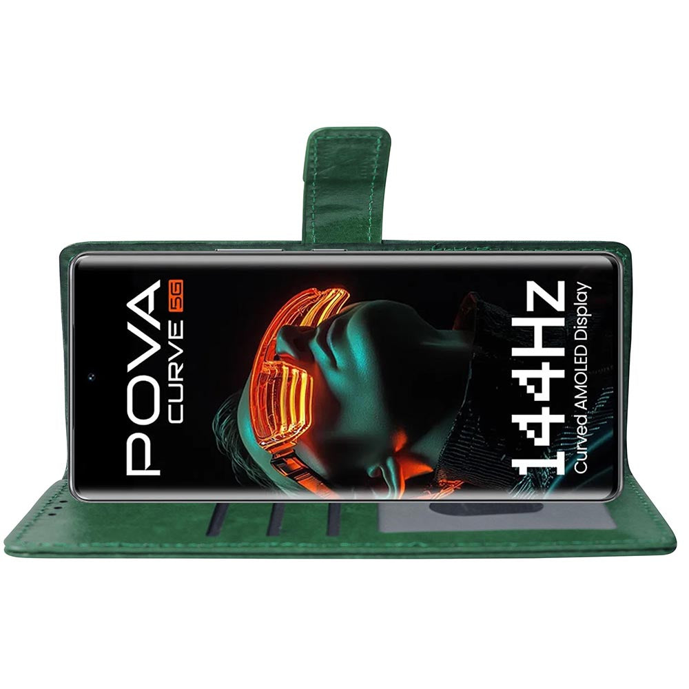 Premium Wallet Flip Cover for Tecno Pova Curve 5G