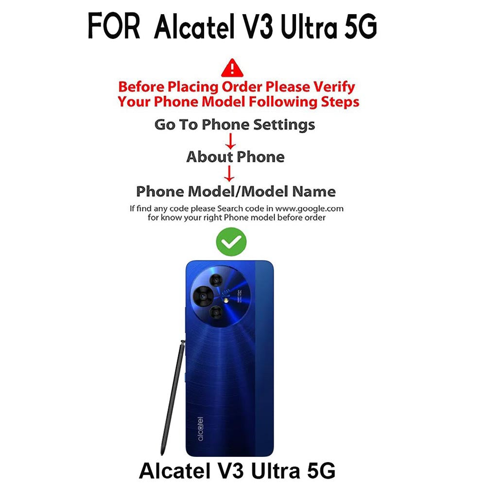 Premium Wallet Flip Cover for Alcatel V3 Ultra 5G