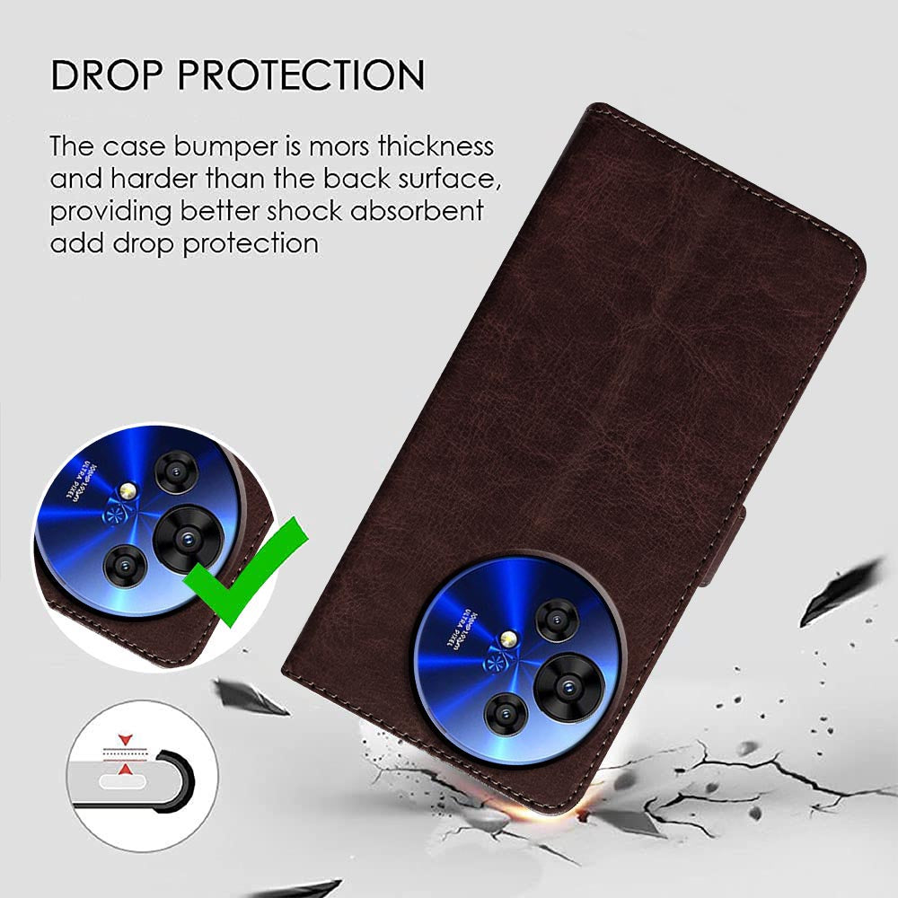 Premium Wallet Flip Cover for Alcatel V3 Ultra 5G