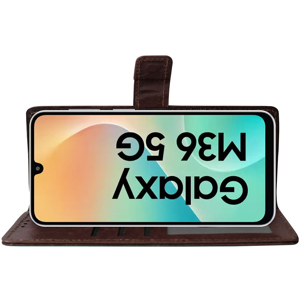 Premium Wallet Flip Cover for Samsung Galaxy M36 5G