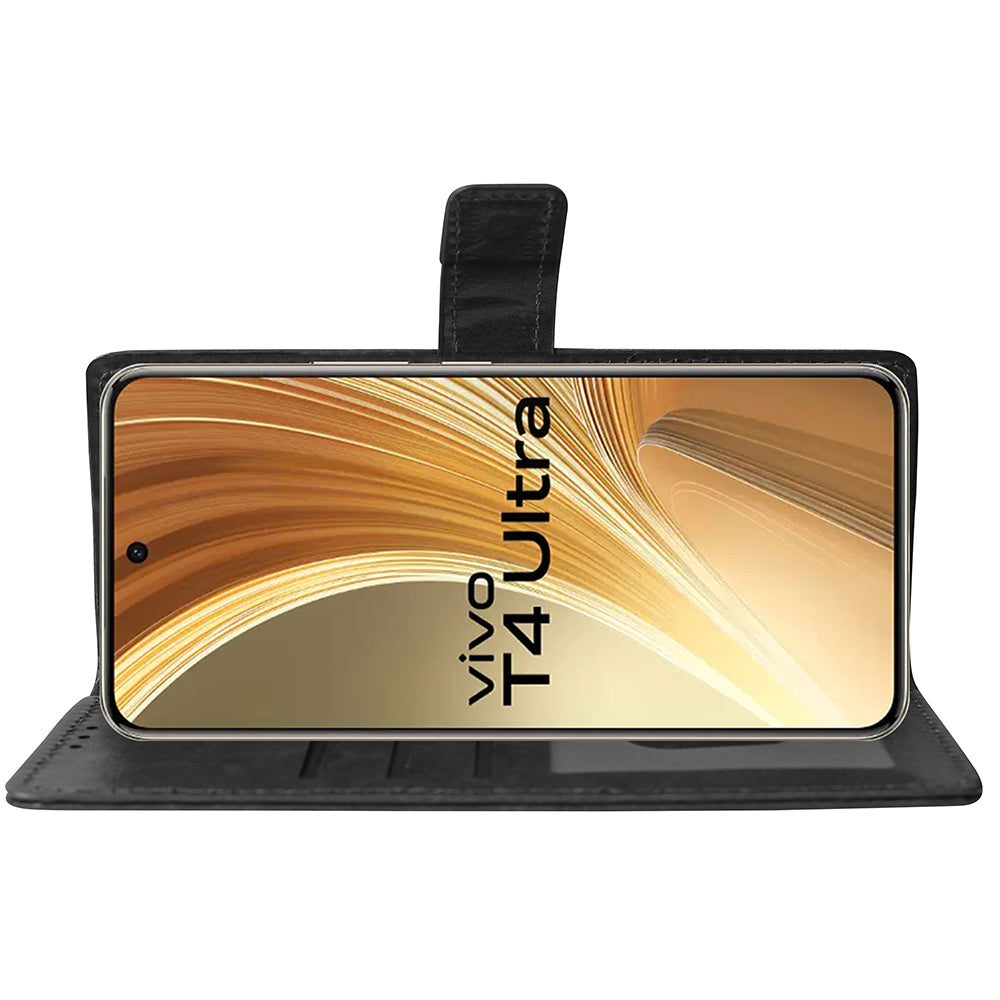 Premium Wallet Flip Cover for Vivo T4 Ultra 5G