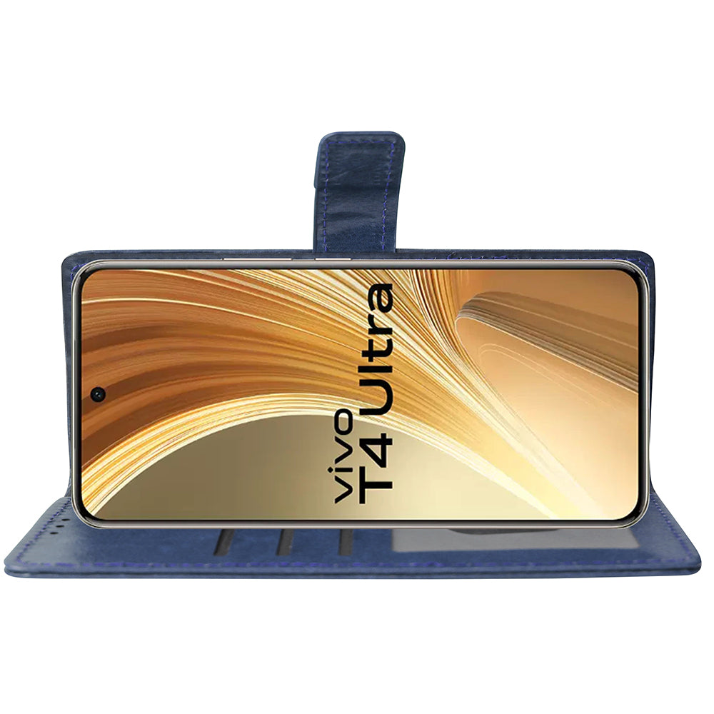 Premium Wallet Flip Cover for Vivo T4 Ultra 5G