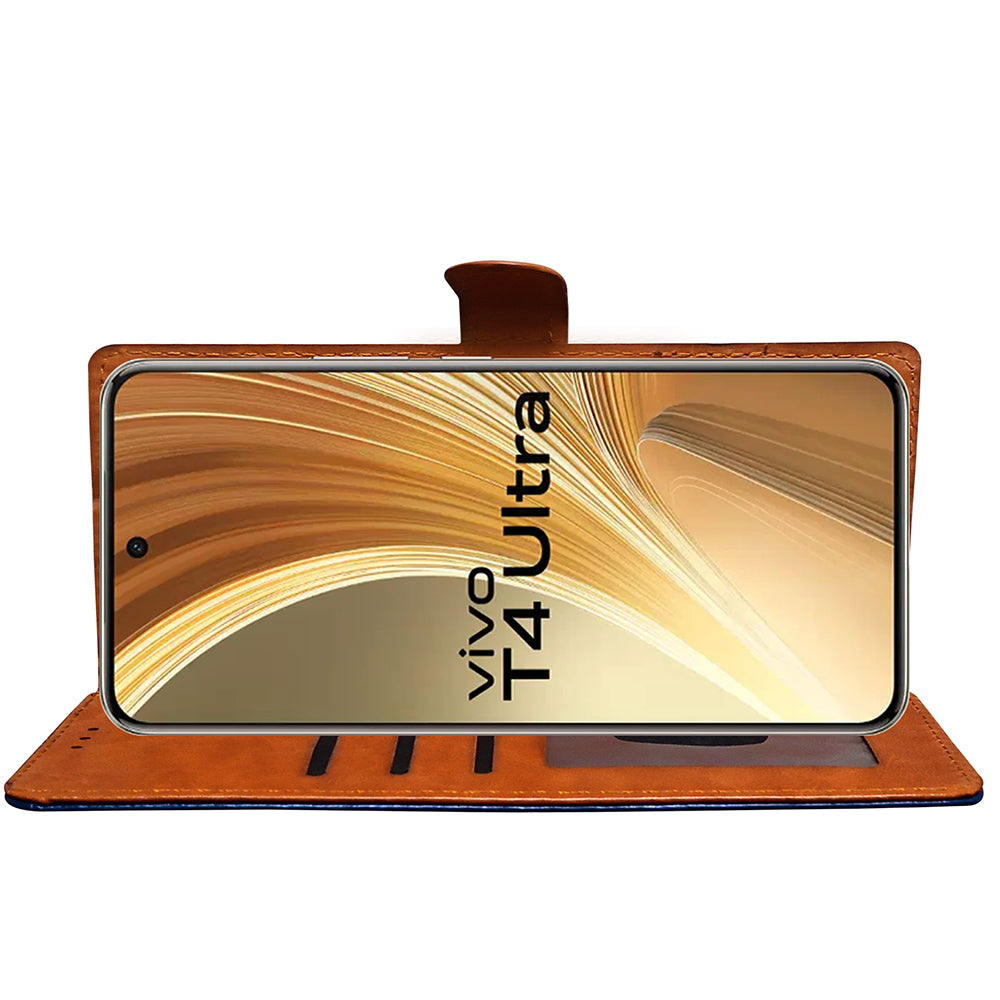 Premium Wallet Flip Cover for Vivo T4 Ultra 5G
